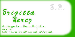 brigitta mercz business card